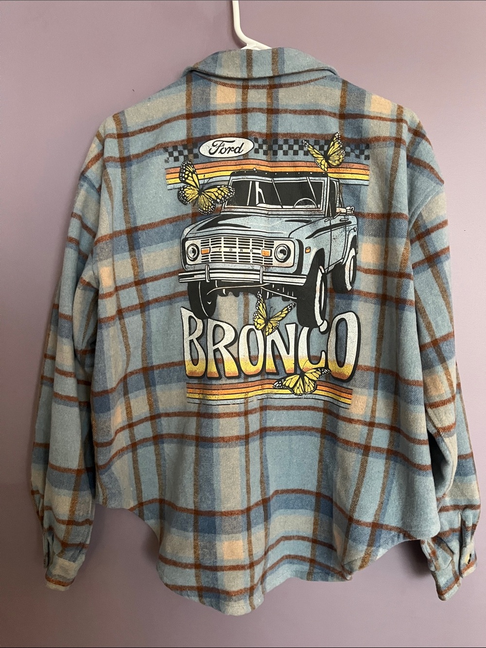 Ford Plaid Jacket with Bronco Graphic